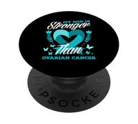 Il mio Dio è più forte del cancro ovarico PopSockets PopGrip Adesivo