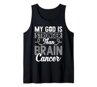 Il Mio Dio è più Forte del Guerriero della consapevolezza del Cancro al Cervello Canotta