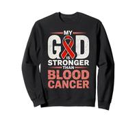 Il Mio Dio è più Forte del Religioso del Cancro al Sangue Felpa