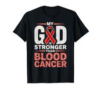 Il Mio Dio è più Forte del Religioso del Cancro al Sangue Maglietta
