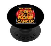 Il mio Dio è più grande del cancro alle ossa PopSockets PopGrip Adesivo