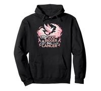 Il Mio Dio è più Grande del Cancro Faith Hope Dove Felpa con Cappuccio