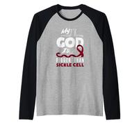 Il Mio Dio è più Grande dell'anemia falciforme Maglia con Maniche Raglan