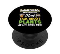 Il mio discorso sulle mie piante Giardiniere amante delle piante PopSockets PopGrip Adesivo