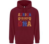 Il Mio DNA Juneteenth Nero Vive Materia Africano Bambini Felpa con Cappuccio