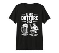 Il Mio Dottore Dice Bevi Molto brucia i Grassi Maglietta Premium