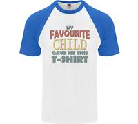 Il Mio Favourite Bambino Ha Dato Me This Festa Del Papà Uomo S/S Baseball Maglia
