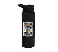 Il mio fine settimana è completamente prenotato Libro di lettura per amanti dei libri Stainless Steel Insulated Water Bottle