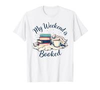Il Mio fine Settimana è prenotato Lettura Libri caffè Maglietta