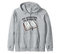 Il mio fine settimana è prenotato Libri di lettura divertenti Giochi di parole per gli amanti dei libri Felpa con Cappuccio