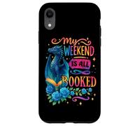 Il mio fine settimana è tutto prenotato Dragon Novel Lovers Custodia per iPhone XR