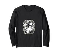 Il mio fumatore è il mio Sous Chef Fumare la carne Maglia a Manica