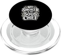 Il mio fumatore è il mio Sous Chef Fumare la carne PopSockets PopGrip per MagSafe