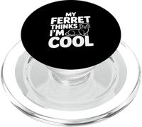 Il mio furetto pensa che io sia un simpatico amante degli animali PopSockets PopGrip per MagSafe