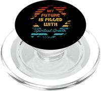Il mio futuro è pieno di mentalità positiva per la crescita spirituale PopSockets PopGrip per MagSafe