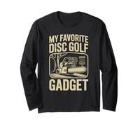 Il Mio Gadget Preferito Funny Disc Golf Maglia a Manica