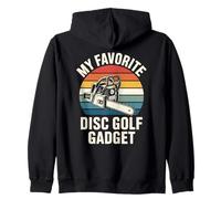 Il Mio Gadget Preferito per Il Golf a Disco con Motosega Joke Disc Golf Felpa con Cappuccio