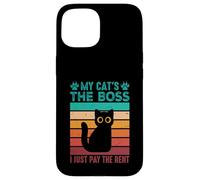 Il mio gatto è il capo, pago solo l'affitto Custodia per iPhone 15