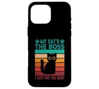 Il mio gatto è il capo, pago solo l'affitto Custodia per iPhone 16 Pro Max
