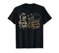 Il Mio Gatto è Il Mio Lettore di Club del Libro Maglietta