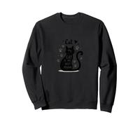 Il Mio Gatto è Il Mio Migliore Amico Amante degli Animali Felpa, Unisex per Adulti, Nero, XL