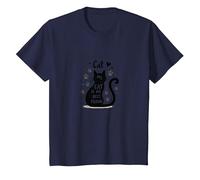 Il Mio Gatto è Il Mio Migliore Amico Amante degli Animali Maglietta, Bambini, Navy, 3 Anni