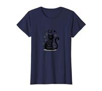 Il Mio Gatto è Il Mio Migliore Amico Amante degli Animali Maglietta, Donna, Navy, XS