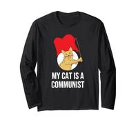 Il Mio Gatto è Un Comunista Maglia a Manica