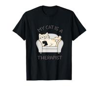 Il Mio Gatto è Un Terapista Maglietta
