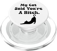 Il mio gatto ha detto che sei un gatto divertente PopSockets PopGrip per MagSafe