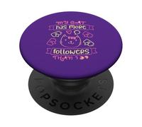 Il mio gatto ha più follower di me PopSockets PopGrip Adesivo