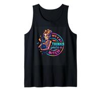 Il Mio Gatto Pensa Che tu Sia Uno Scheletro stron Canotta