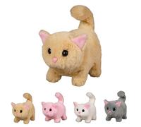 Il Mio Gatto Realistico,Giocattolo Che Porta Gioia E Calore Senza Fine,Nuovo Gattino Robot Con Intelligenza Artificiale Del 2025,Gatto Giocattolo Che Cammina (giallo)