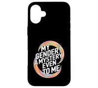 Il mio genere un mistero anche per me espressione di identità Custodia per iPhone 16 Plus