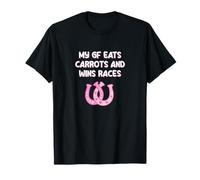 Il Mio GF Mangia Carote e Vince Gare Otaku Humor Art Maglietta