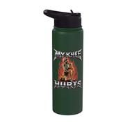 Il mio ginocchio fa male - Consapevolezza del dolore articolare del guerriero dell'artrite Stainless Steel Insulated Water Bottle