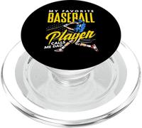 Il mio giocatore di baseball preferito mi chiama papà Sports PopSockets PopGrip per MagSafe
