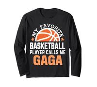 Il Mio Giocatore di Basket Preferito Mi Chiama Gaga Maglia a Manica