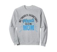 Il Mio Giocatore di Basket Preferito Mi Chiama Mom Team Match Coach Felpa