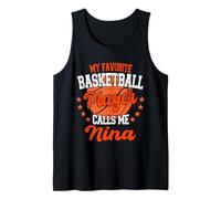 Il Mio Giocatore di Basket Preferito Mi Chiama Nina Basketball Canotta
