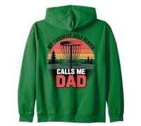 Il Mio Giocatore di Disc Golf Preferito Mi Chiama papà, Felpa con Cappuccio