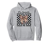 Il mio giocatore di football preferito mi chiama Nana Football americano Felpa con Cappuccio
