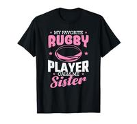 Il Mio Giocatore di Rugby Preferito Mi Chiama Sister Maglietta
