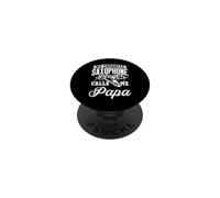 Il mio giocatore di sassofono preferito mi chiama papà PopSockets PopGrip Adesivo
