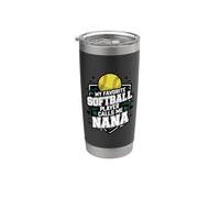 Il mio giocatore di softball preferito mi chiama Nana Nonna Nonna Bicchiere termico in acciaio inox doppia parete