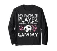 Il Mio Giocatore Preferito Mi Chiama Gammy Soccer Maglia a Manica