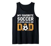 Il Mio Giocatore Preferito Mi Chiama papà Soccer Dad Father's Day Kids Canotta
