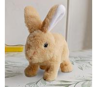 Il mio giocattolo realistico di coniglietto, un giocattolo di coniglio interattivo realistico, un perfetto imitatore di Bunny Kind, salti, contrazioni e orecchie tremanti, divertenti peluche ripieni