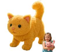 Il Mio Giocattolo Realistico Per Gatti: Porta Gioia E Calore Senza Fine, Gattino Di Peluche Interattivo Realistico Con Miagolii E Fusa Realistici, Giocattolo Automatico Che Cammina E Scodinzola