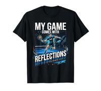 Il Mio Gioco Viene Fornito con Reflections Padel Game Player Padel Ball Maglietta